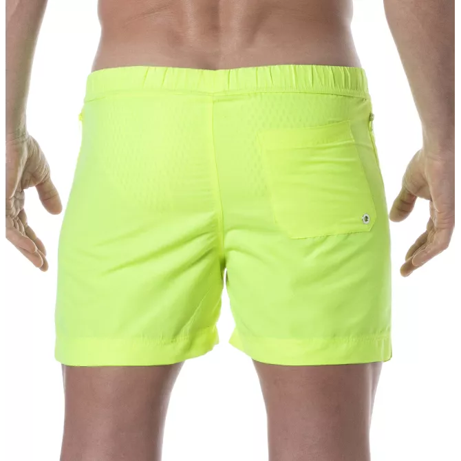 Neon Long Shorts Yellow