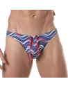 Minislip De Bain Imprimé Bleu