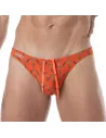Print Swim Mini Briefs Orange in front