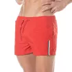 Mid Thigh Swim Shorts Red