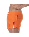Short de bain mi-cuisse Orange
