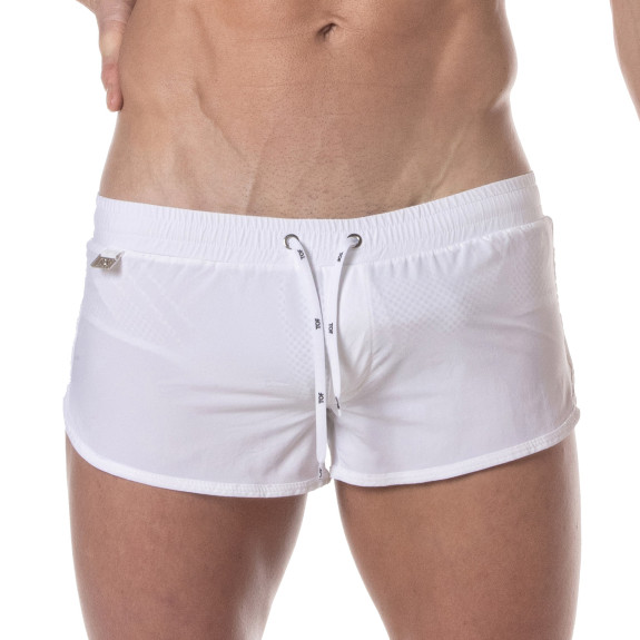 Mini Swim Shorts White