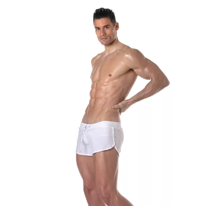 Mini Swim Shorts Blanc