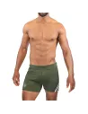 White Khaki Paris Shorts