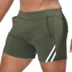 Paris Sexy Shorts Khaki White - Men's Sport Style | TOF Paris