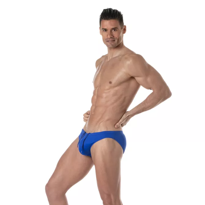 Plain swim Mini Briefs Bleu Royal de côté