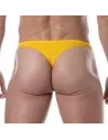 Plain swim Thongs Yellow from the back
