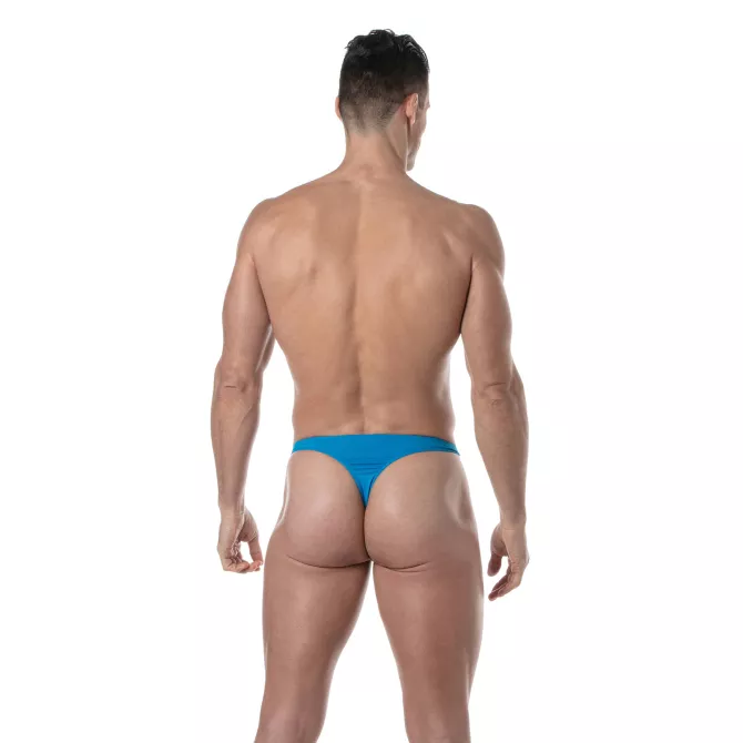 String De Bain Turquoise de dos