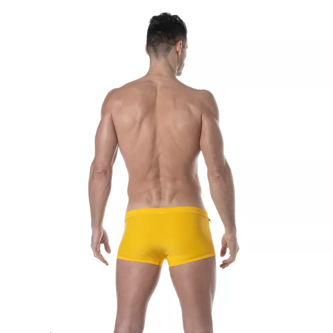 Plain swim Mini Trunks Yellow with tof logo