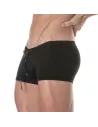 Mini Boxer De Bain Uni Noir de cote