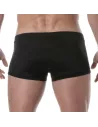 Mini Boxer De Bain Uni Noir de dos