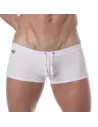 Mini Boxer De Bain Uni Blanc