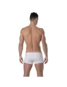 Mini Boxer De Bain Uni Blanc de dos