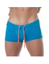 Mini Boxer De Bain Uni Turquoise