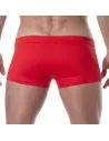 Mini Boxer De Bain Uni Rouge de dos