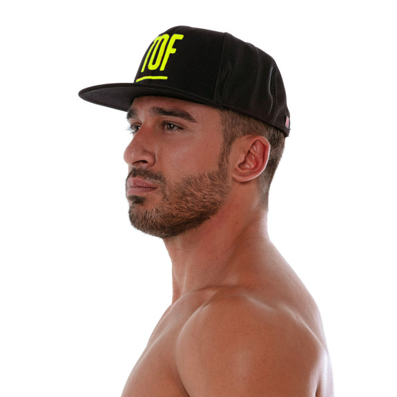 Circuit Cap - Black Neon Yellow for men