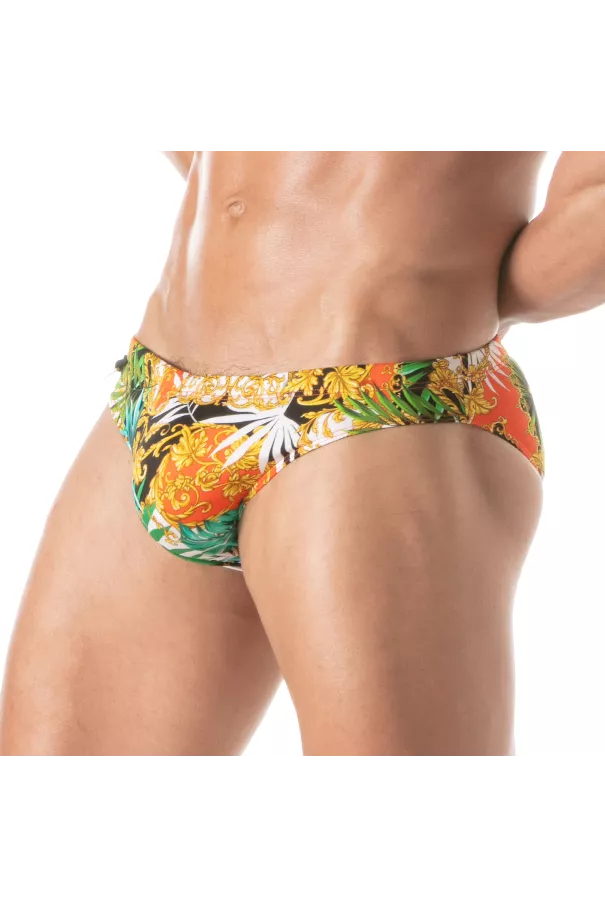 Slip de Bain Baroque Orange