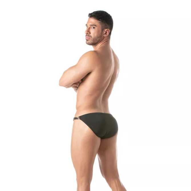 Slip de bain en chaîne noir