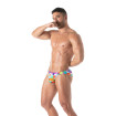 Slip De Bain Imprimé Violet
