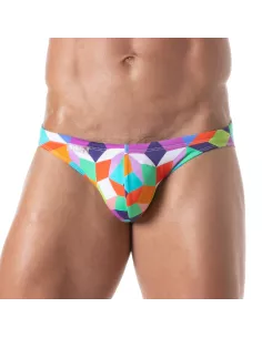 Slip De Bain Imprimé Violet