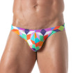 Print Swim Mini Briefs Purple