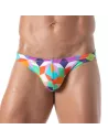 Slip De Bain Imprimé Violet