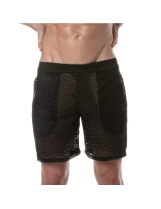 Short Long Transparent Pour Hommes noir