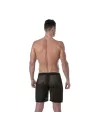 Short Long Transparent Pour Hommes Noir