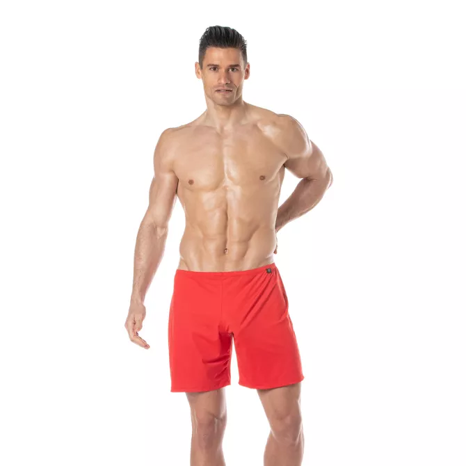 Short Exhib It rouge de face