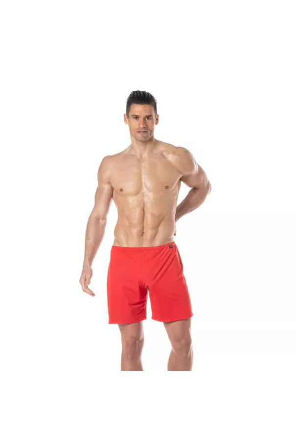 Short Exhib It rouge de face