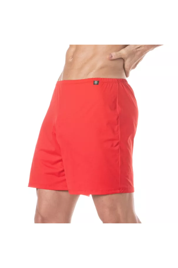 Short Exhib It rouge pour homme