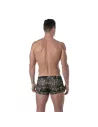 Mini-short Transparent pour Hommes Camo Kaki