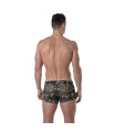 Mini-short Transparent pour Hommes Camo Kaki - Sportswear - Tof Paris