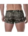 See Through Mens Mini Shorts from the back