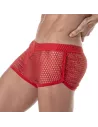 See Through Mens Mini Short Red Side Way