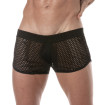 Mini Shorts Transparent Noir
