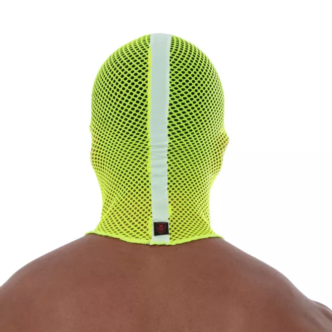 Neon Mesh Hood Yellow Back For Men