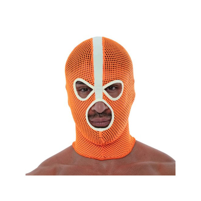 Cagoule en Résille Néon Orange