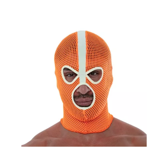 Cagoule en Résille Néon Orange