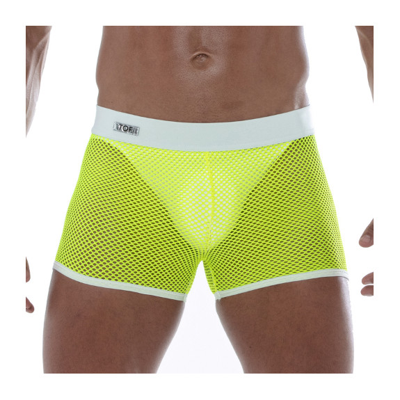 Short En Résille Néon Jaune