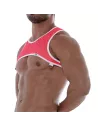 Harnais en Résille Néon Rose De Profil