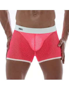 Short En Résille Néon Rose