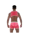 Short En Résille Néon Rose de dos par Tof Paris