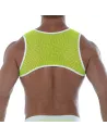 Neon Mesh Harness Yellow Back