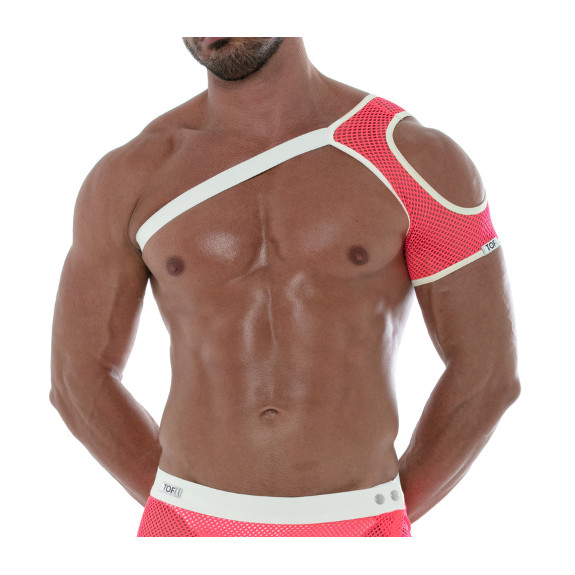 Harnais D'épaule En Mesh Néon Rose image de couverture