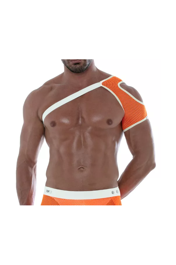 Harnais D'épaule En Mesh Néon Orange premiere image