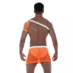 Harnais D'épaule En Mesh Néon Orange de dos