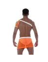 Harnais D'épaule En Mesh Néon Orange de dos