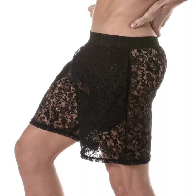 Lace Long Short from sideway