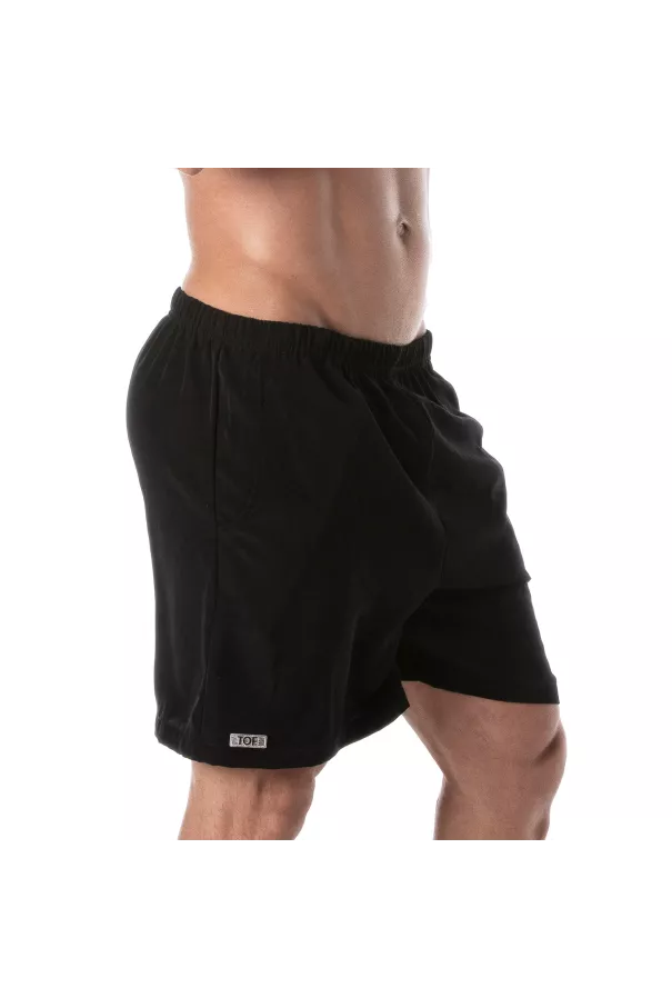 Sleeveless Bermuda with tof logo